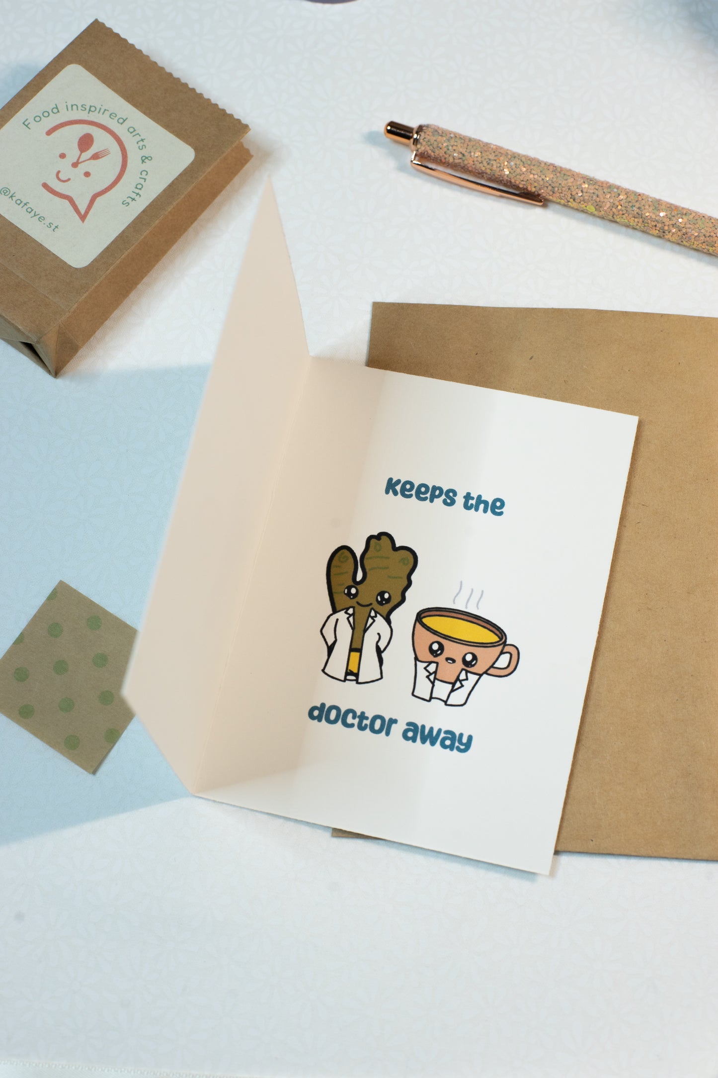 Ginger-Tea a day | Filipino Inspired | Greeting Card