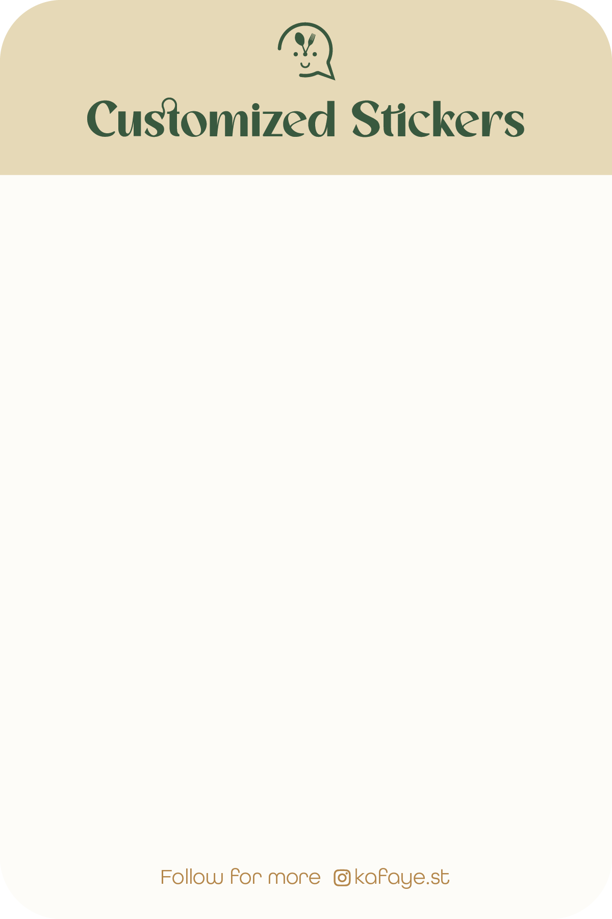 Customized Design / Label | Sticker Sheet