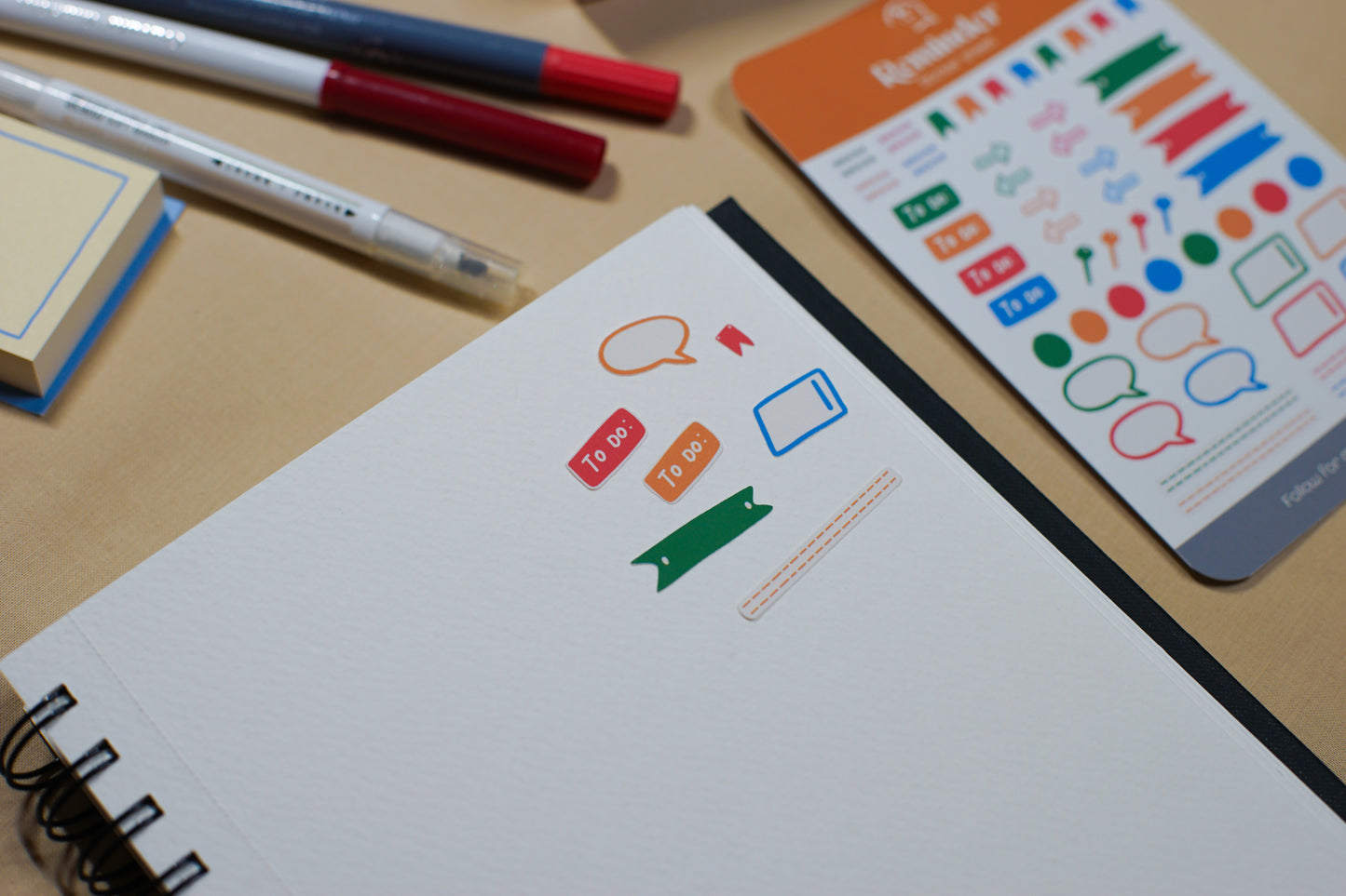 Reminder Signs | Stickers for journal