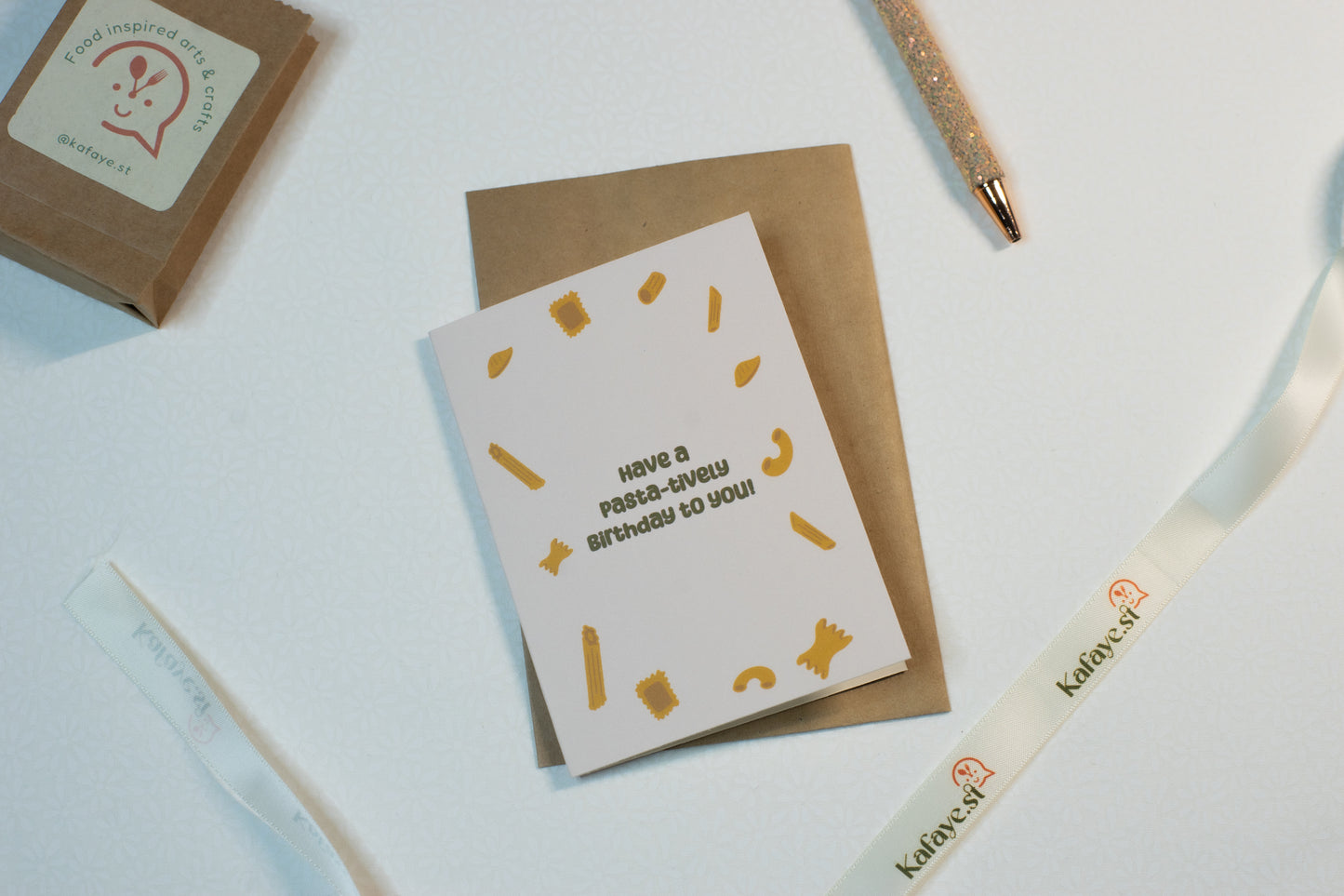 A Pasta-tively Birthday | Greeting Card