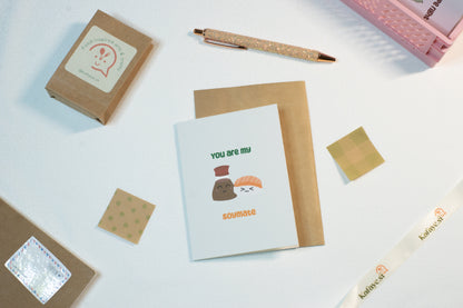 You are my soymate | Greeting Card