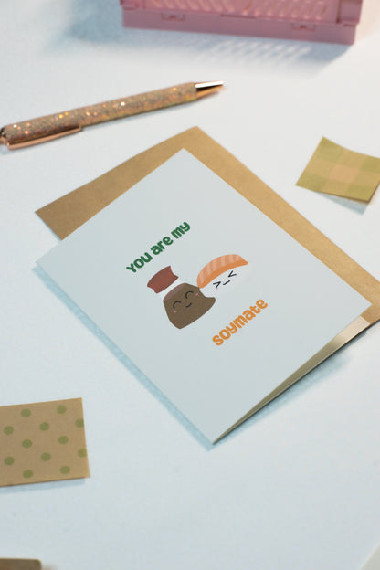 You are my soymate | Greeting Card