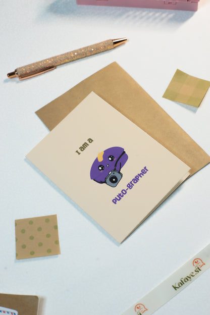 Puto-grapher | Filipino Inspired |  Greeting Card