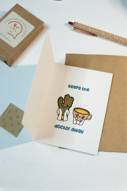 Ginger-Tea a day  | Filipino Inspired |  Greeting Card