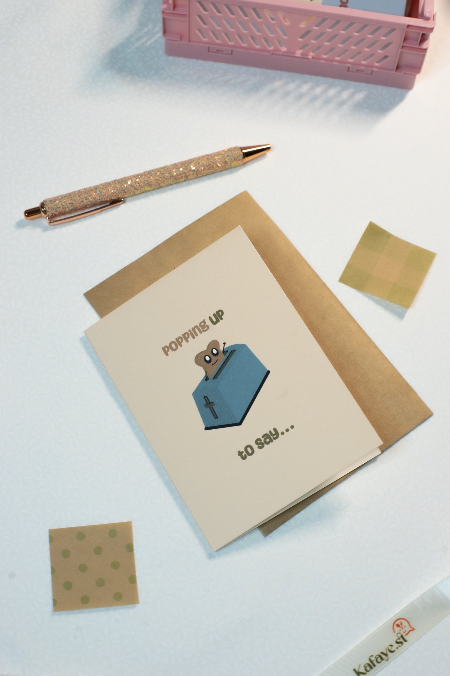 Im popping up, to say I love you | Greeting Card