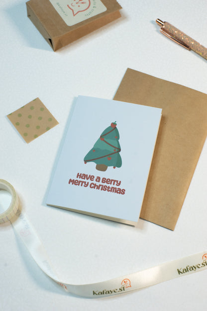 Berry Merry Christmas | Holiday | Greeting Card