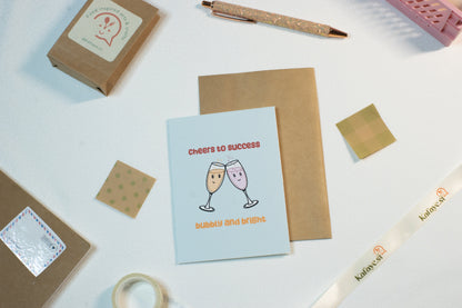 Cheers to success | Greeting Card