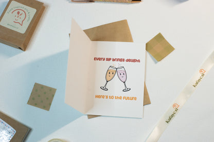 Cheers to success | Greeting Card