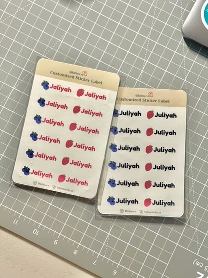 Customized Design / Label | Sticker Sheet