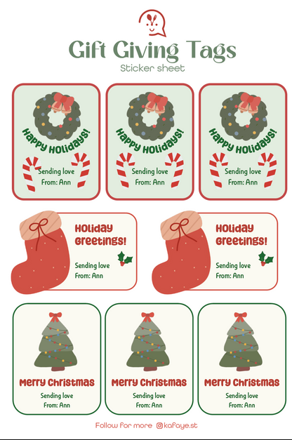 Customized Design / Label | Sticker Sheet