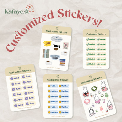 Customized Design / Label | Sticker Sheet