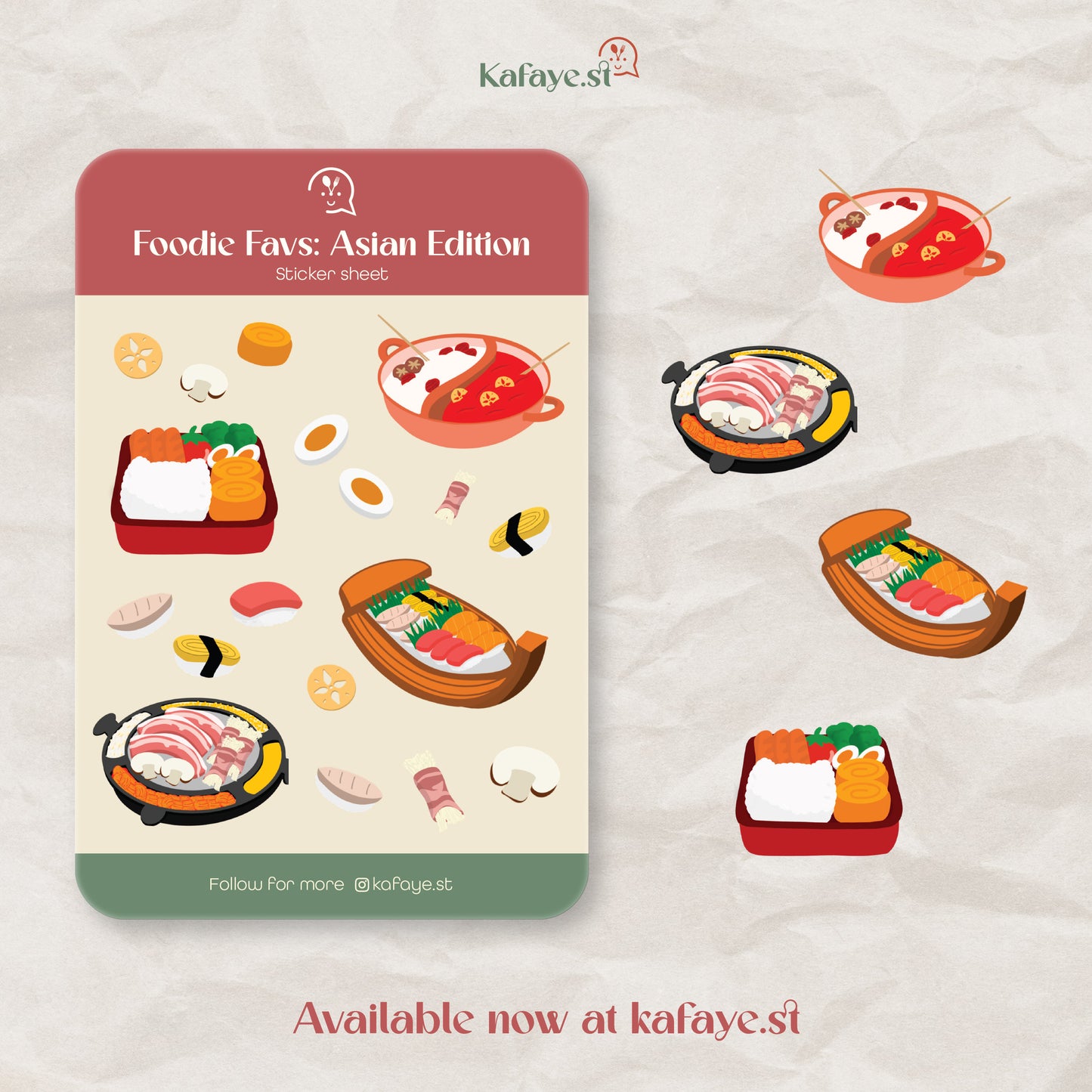 Asian Dining | Stickers for journal