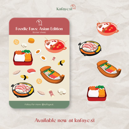 Asian Dining | Stickers for journal