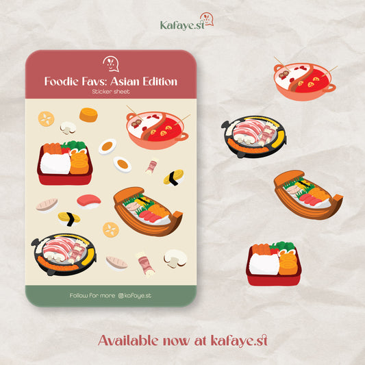 Asian Dining | Stickers for journal