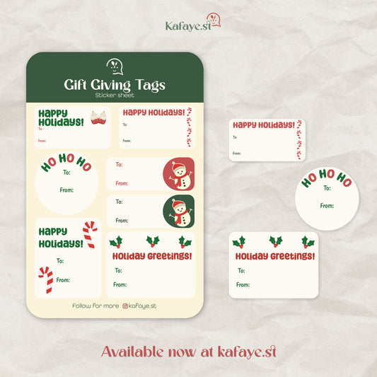 Gift Giving Tag | Stickers for Gifts