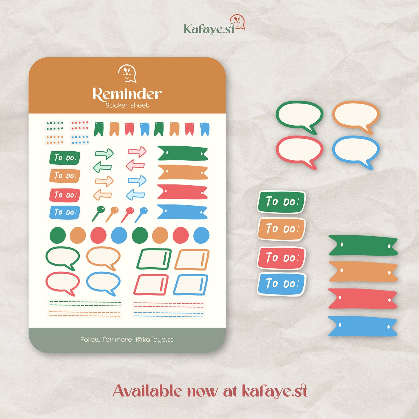 Reminder Signs | Stickers for journal